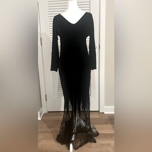 Black Halloween Witch/Enchantress Dress